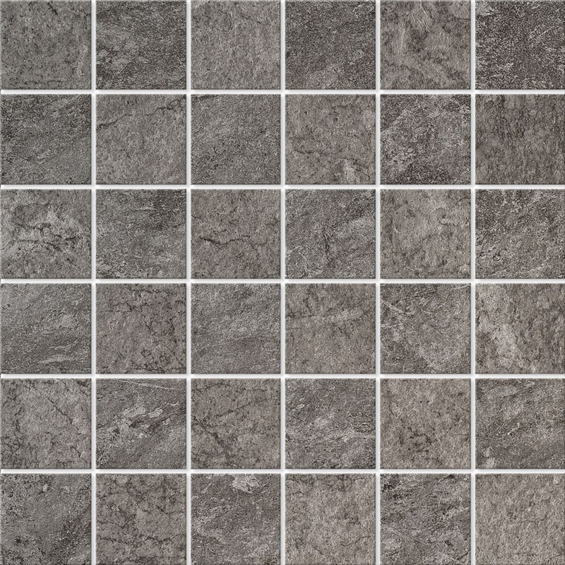 Klinker Bricmate D0505 Quartzit Grey 5x5 cm — Bricmate (klinker, 5x5 cm, Grå)
