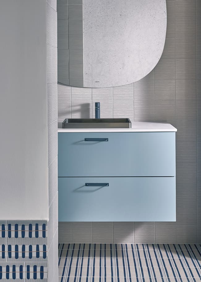 Klinker Bricmate Stig Lindberg Railing Blue — Bricmate (klinker, Blå)