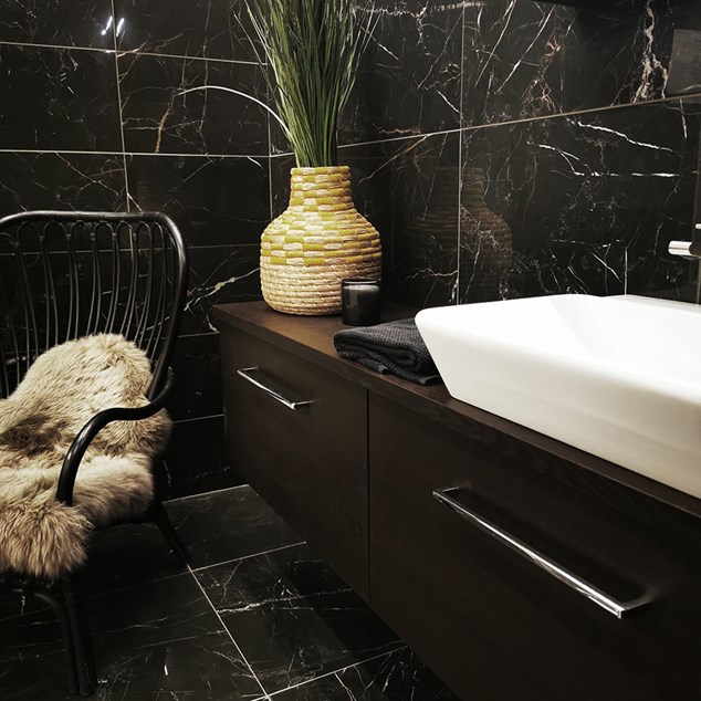 Klinker Ceramiche Keope Elements Lux Port Laurent 60x60 cm — Ceramiche (klinker, 60x60 cm, Svart)
