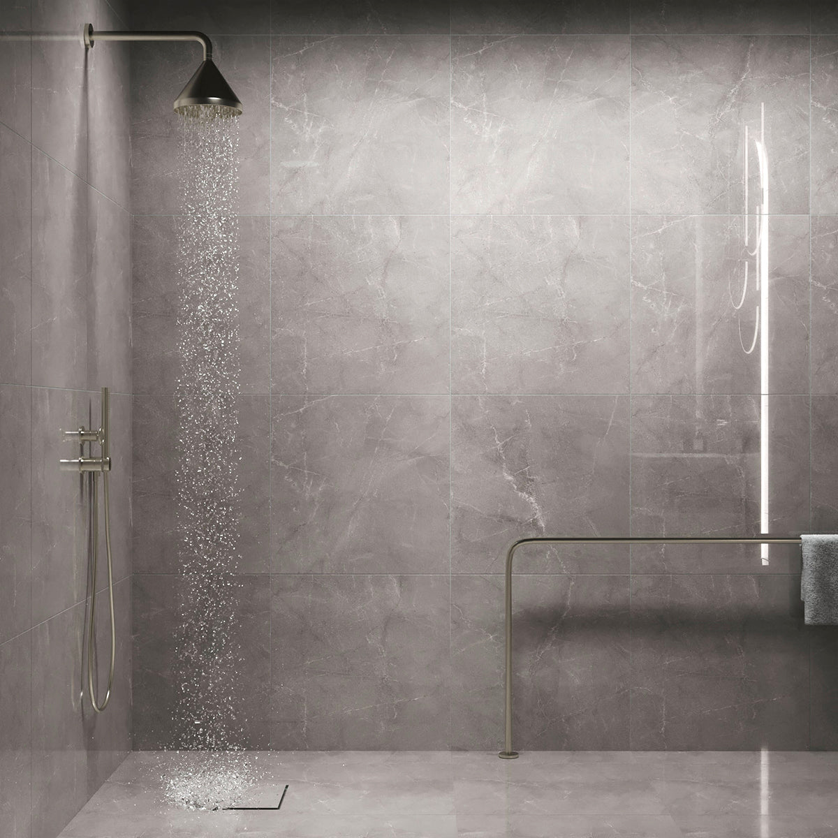 Klinker Marazzi Group D Segni Macro 20x20 cm Smoke — Marazzi (klinker, 20x20 cm, Beige)
