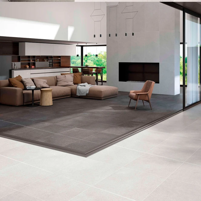 Dekor Kakel Erawan Vit Mönstrad Linje Matt 40x120 cm (kakel, 40x120 cm, Vit)