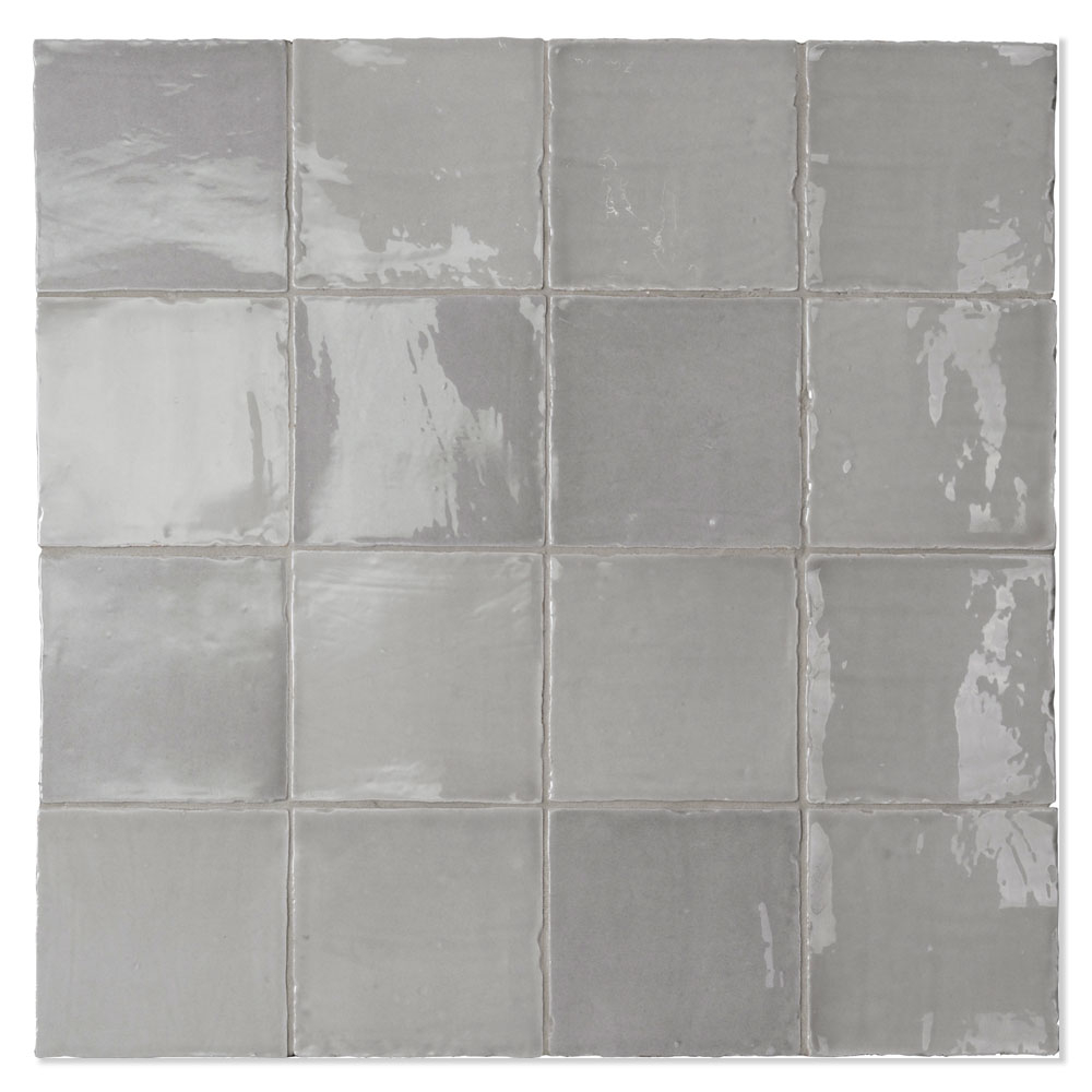 Kakel Darro Ljusgrå Blank 13x13 cm (kakel, 13x13 cm)