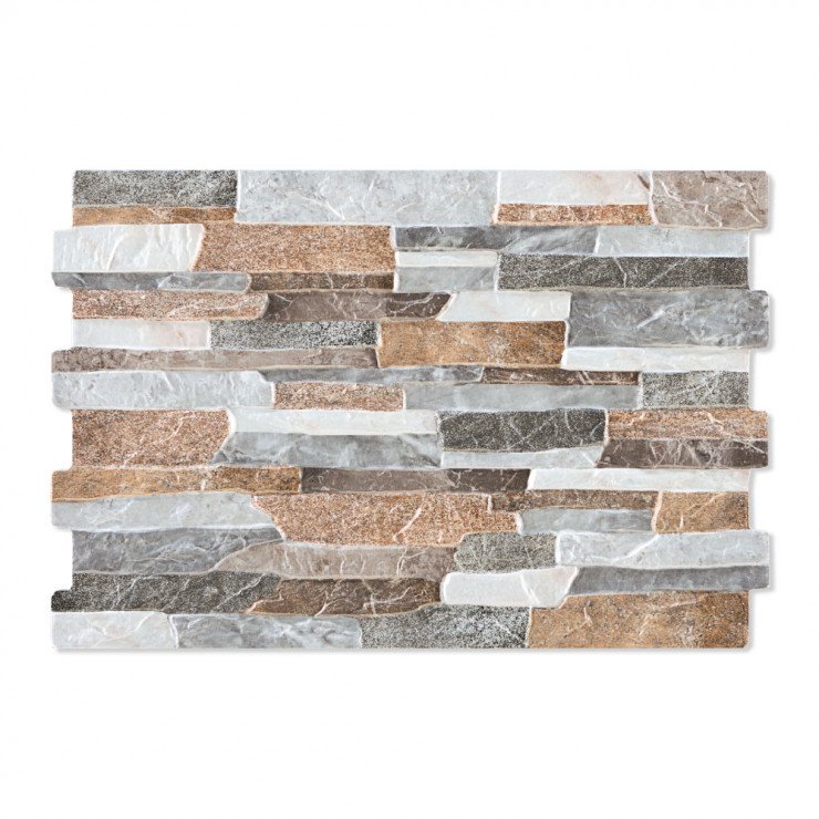 Kakel Ledgestone Grafito Blank 34x50 cm (kakel, 34x50 cm)