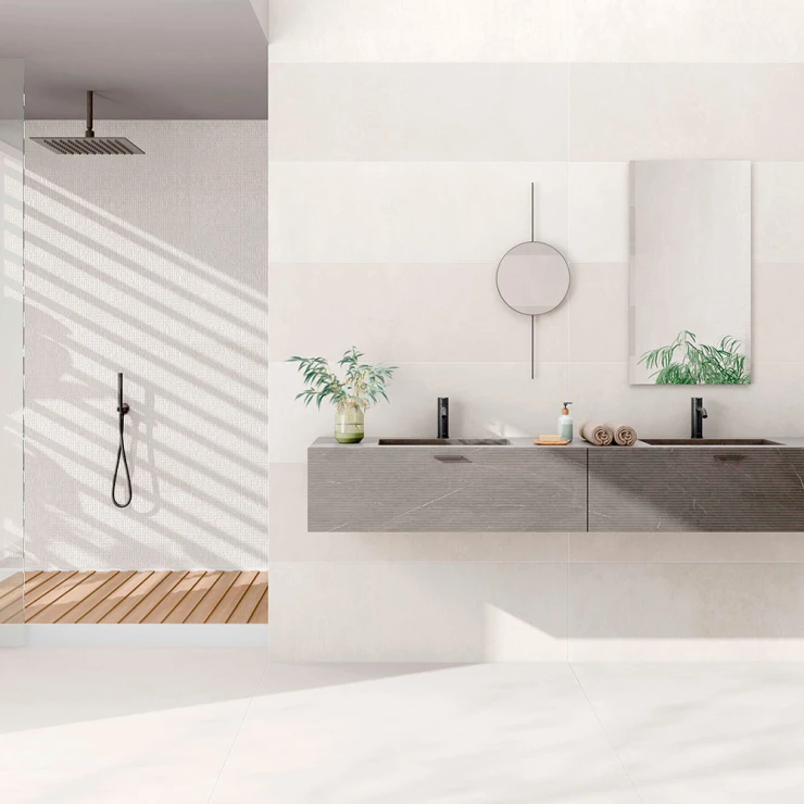 Kakel Neolith Ljusgrå Matt-Relief 40x120 cm (kakel, 40x120 cm)