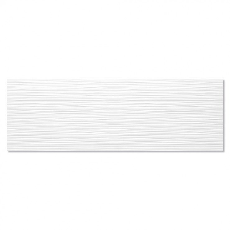 Kakel Sun Dunas Vit Blank-Relief 25x75 cm (kakel, 25x75 cm, Vit)