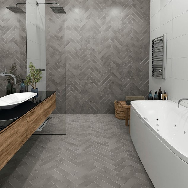 Klinker Arredo Detroit Darkgrey 7x30 cm (klinker, 7x30 cm, Grå)
