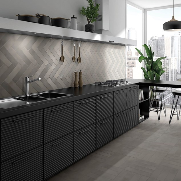 Klinker Arredo Detroit Grey 7x30 cm (klinker, 7x30 cm, Grå)