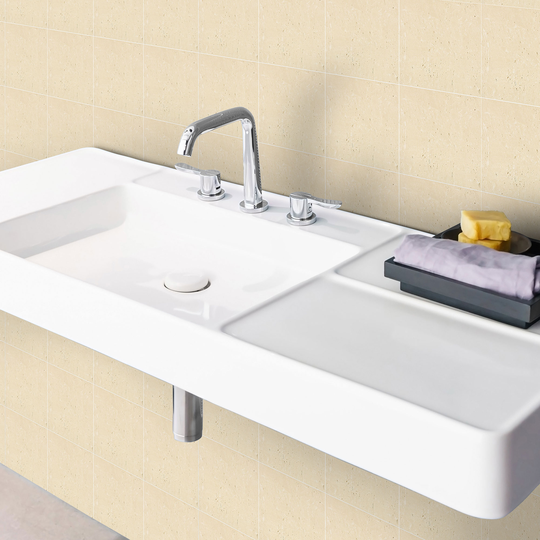 Klinker Arredo Travertin White Matt 15x15 cm (klinker, 15x15 cm, Vit)