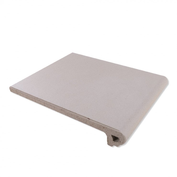 Klinker Cotos Stair-Tread Vit Matt 24x33 cm (klinker, 24x33 cm, Vit)