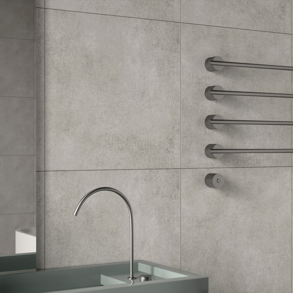 Klinker Living Ceramics Bera & Beren Light Grey 45x90 cm (klinker, 45x90 cm, Grå)