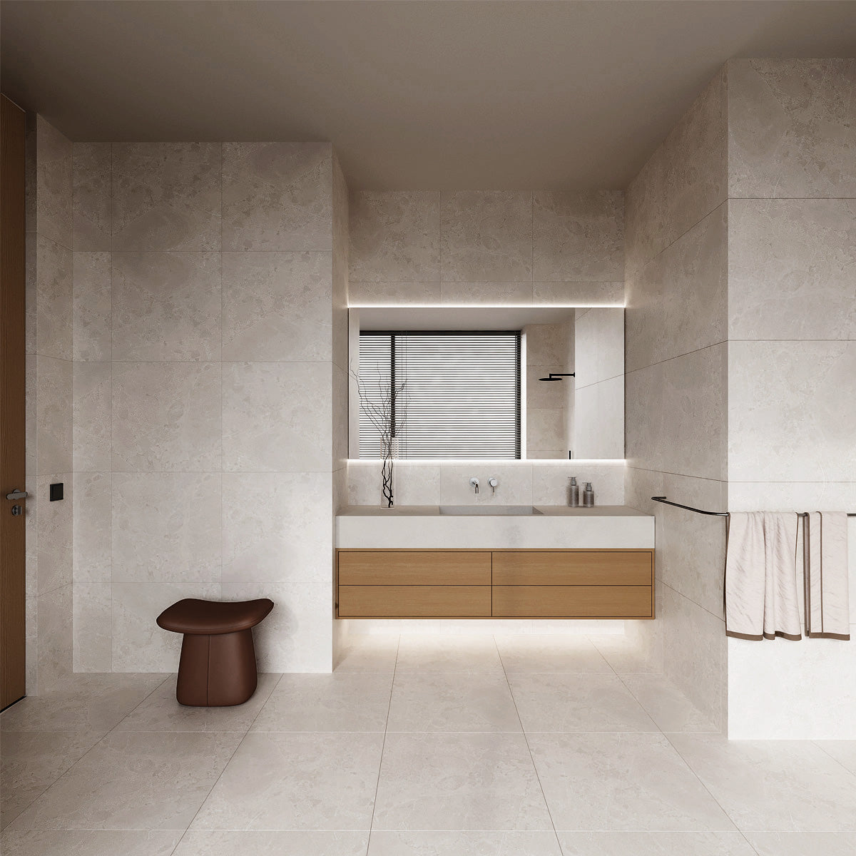 Klinker Pulse Beige Matt 45x45 cm (klinker, 45x45 cm, Beige)