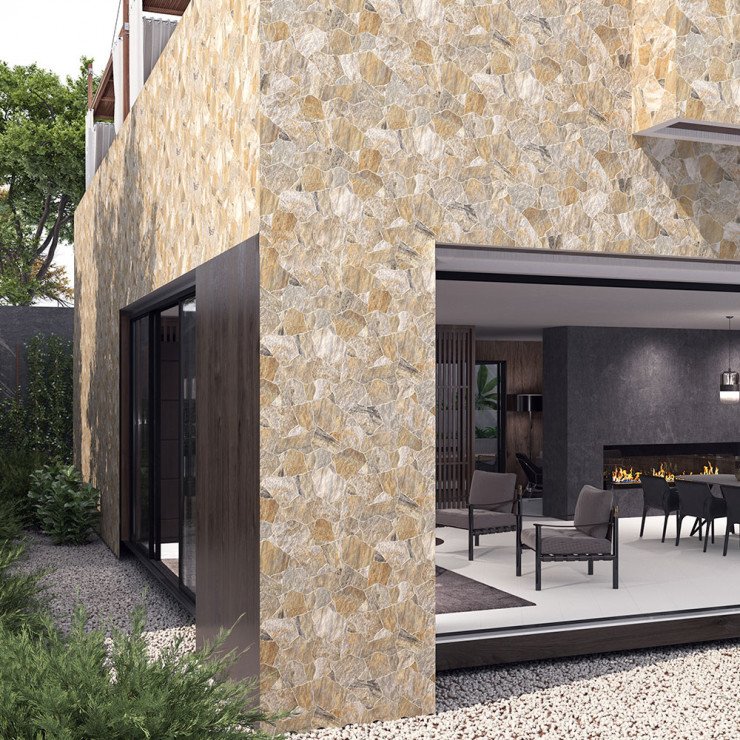 Klinker Sella Brun Matt-Relief 44x66 cm (klinker, 44x66 cm, Brun)