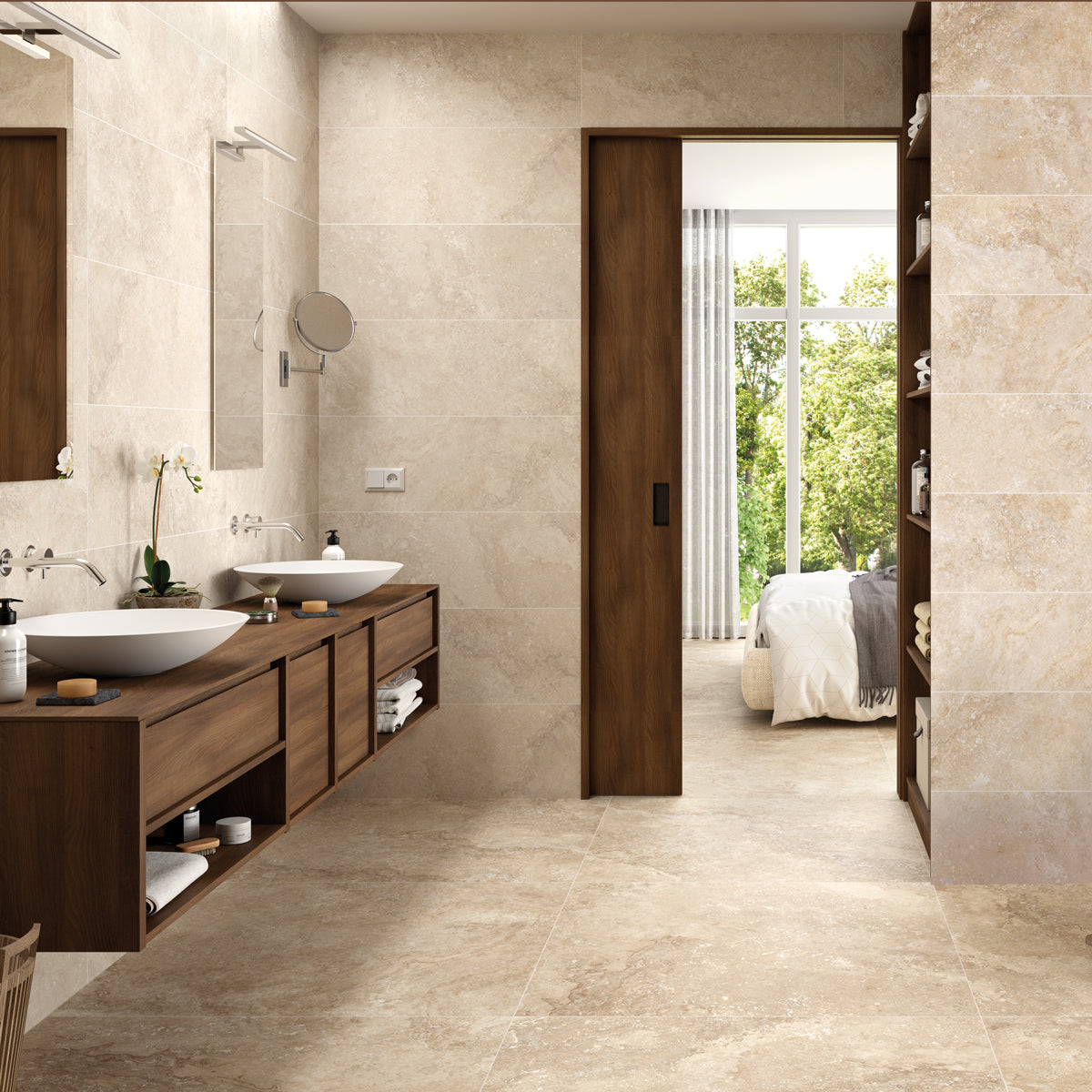 Marmor Kakel Rockstone Brun Matt 33x90 cm (kakel, 33x90 cm, Brun)
