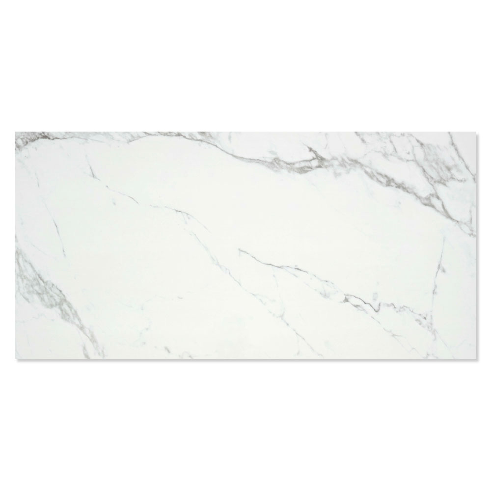 Marmor Klinker Audes Vit Blank-Polerad 60x120 cm (klinker, 60x120 cm, Vit)