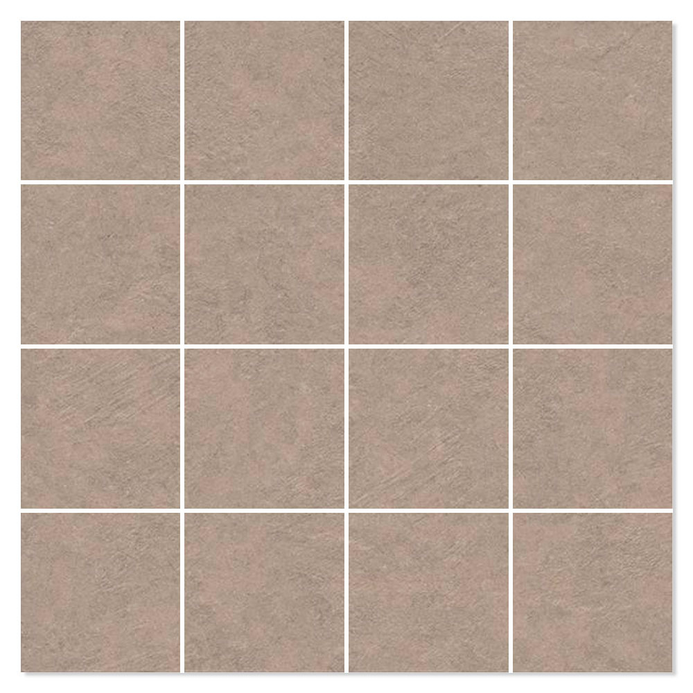 Mosaik Klinker Capanne Brun Halvpolerad 30x30 (mosaik, Brun)