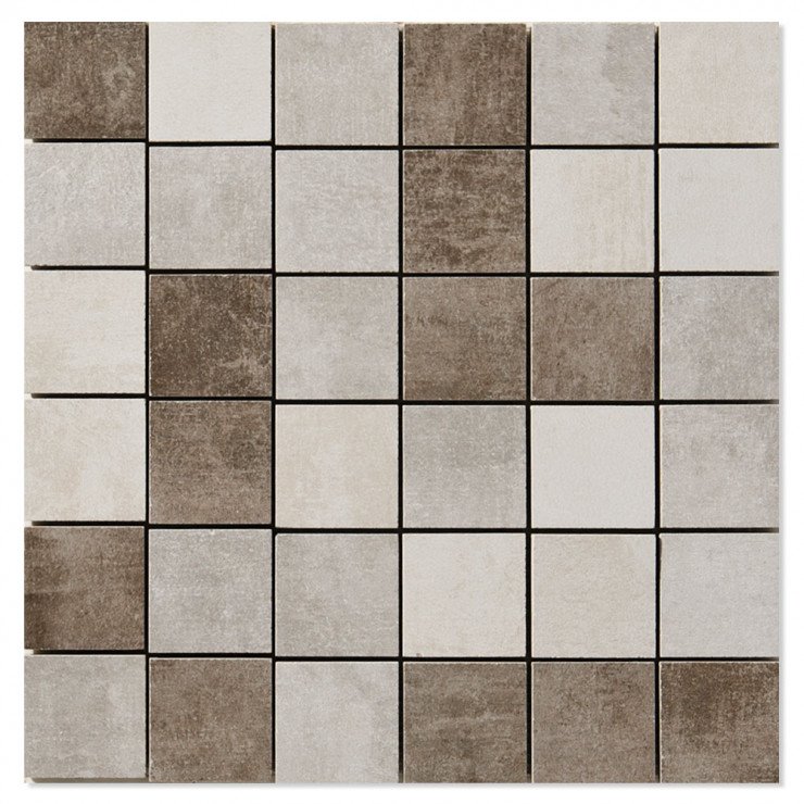 Mosaik Klinker Convers Flerfärgad Brons Matt 30x30 (mosaik)