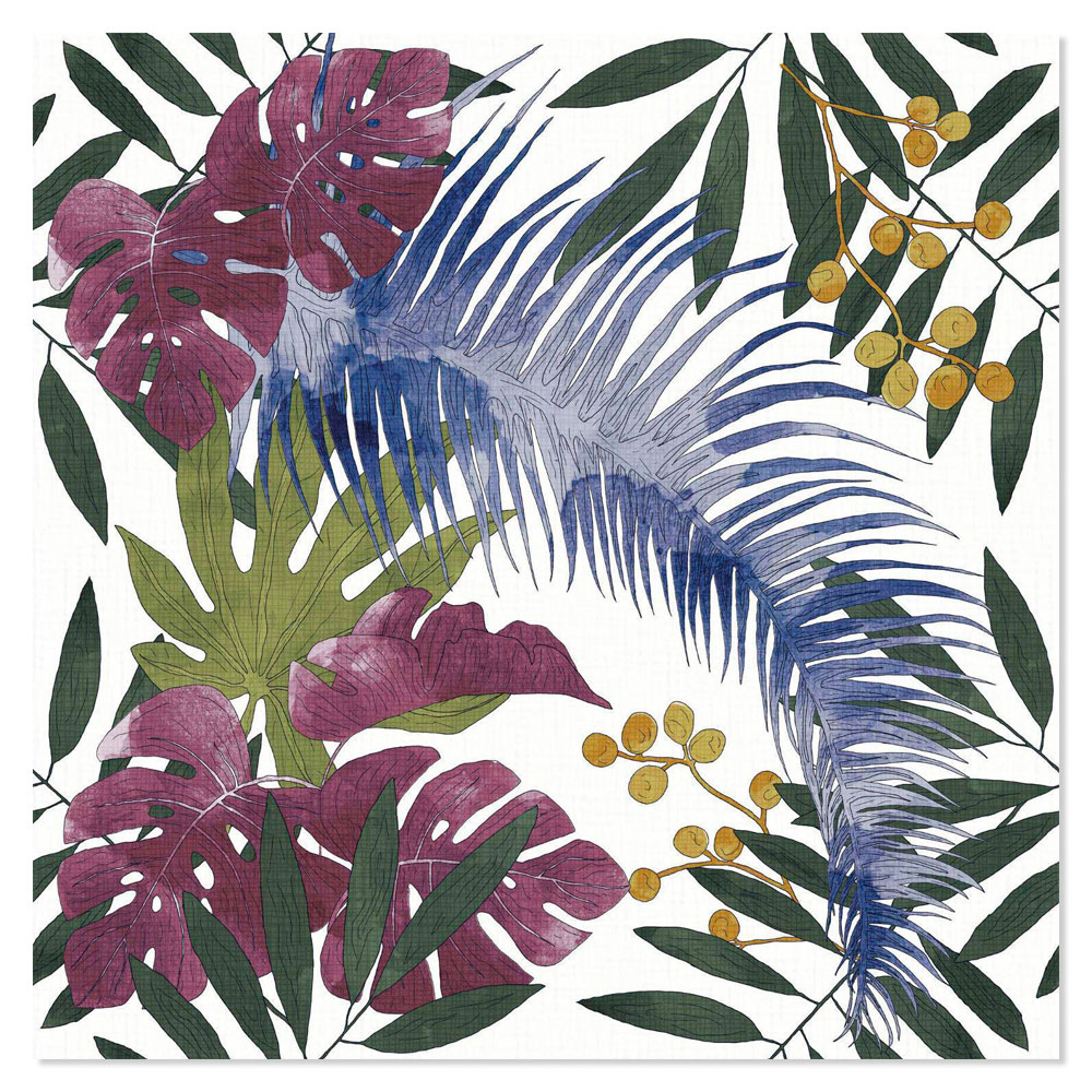 Blommigt Klinker Tahiri Flerfärgad Mönstrad 1 25x25 cm