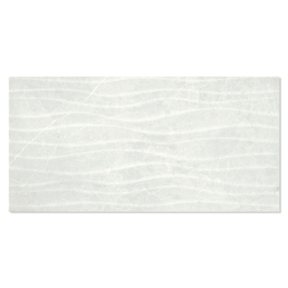 Dekor Marmor Kakel Firenze Ljusgrå Blank 30x60 cm