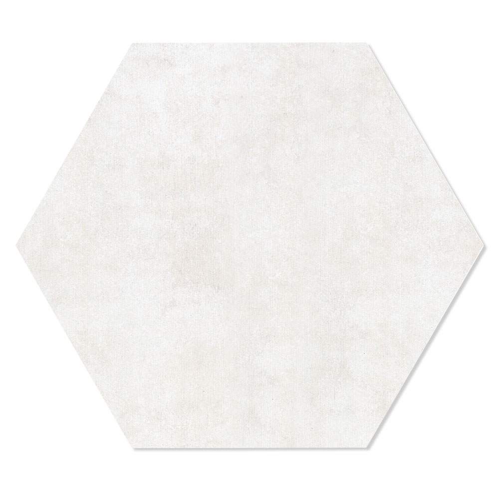 Hexagon Klinker Albareto Vit Matt 26x29 cm