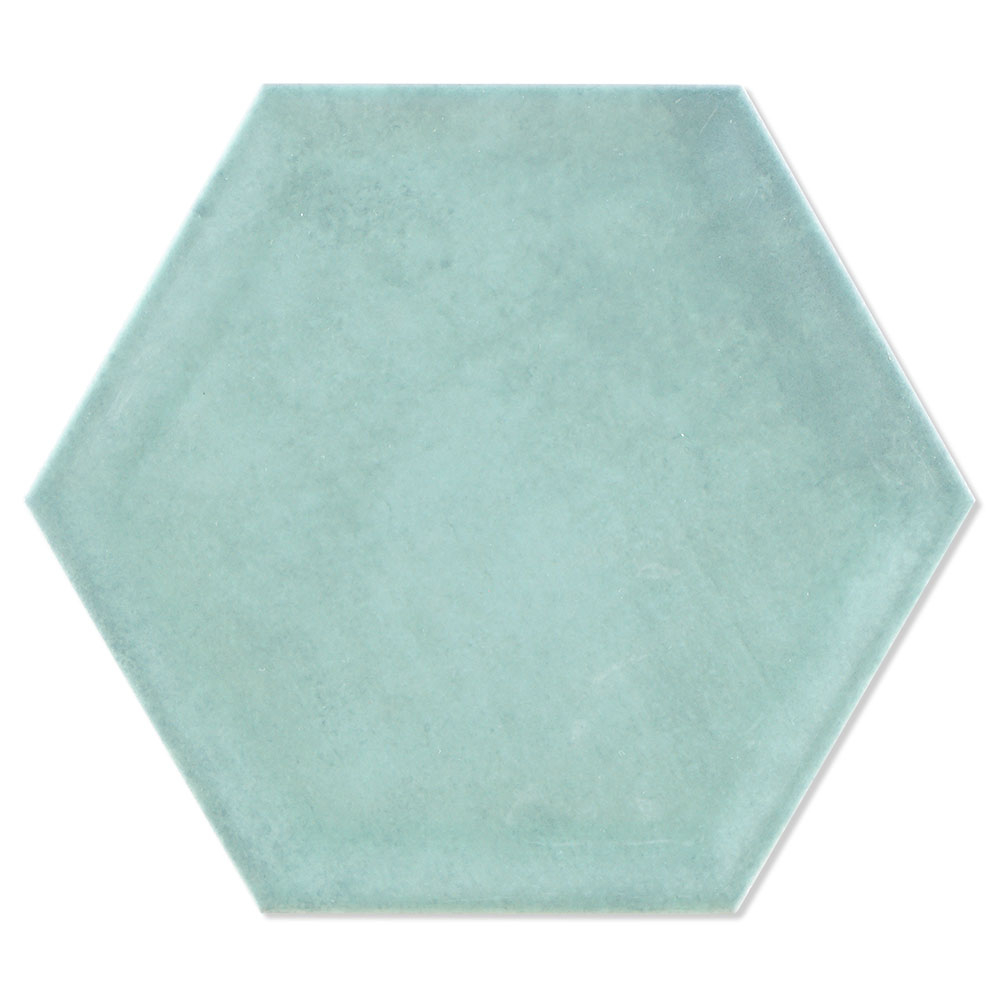 Hexagon Klinker Licaso Grön Blank 20x23 cm