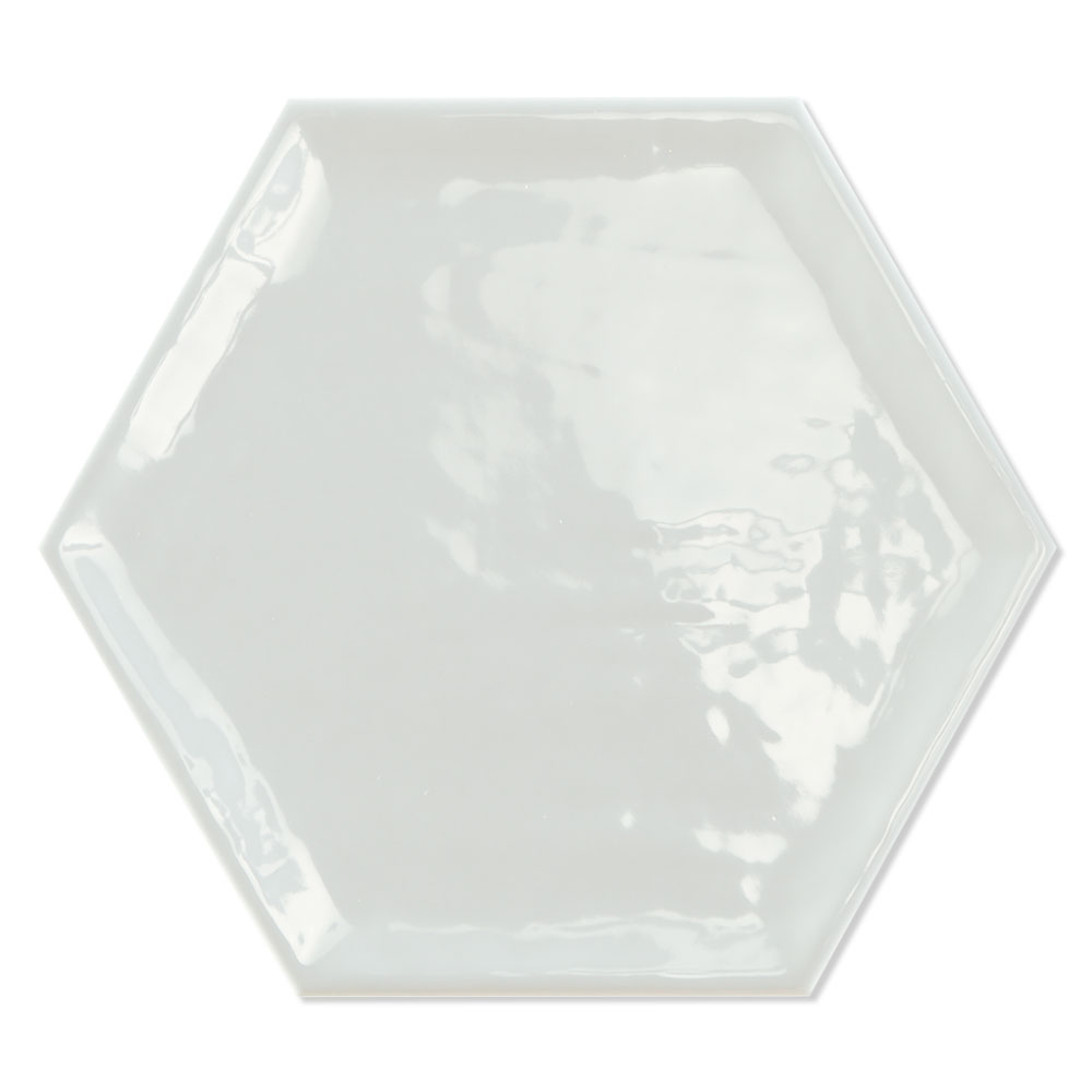 Hexagon Klinker Luxe Basic Ljusgrå Blank 20x23 cm
