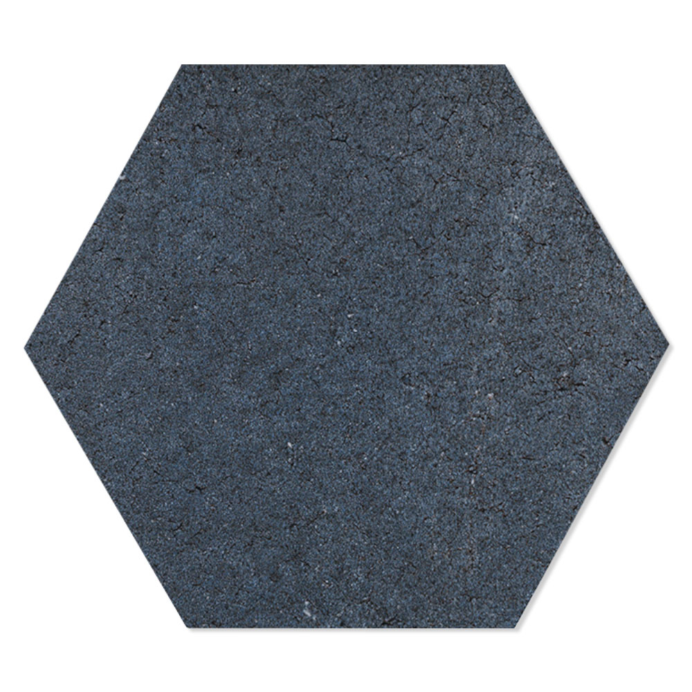 Hexagon Klinker Monaco Blå Matt 20x23 cm