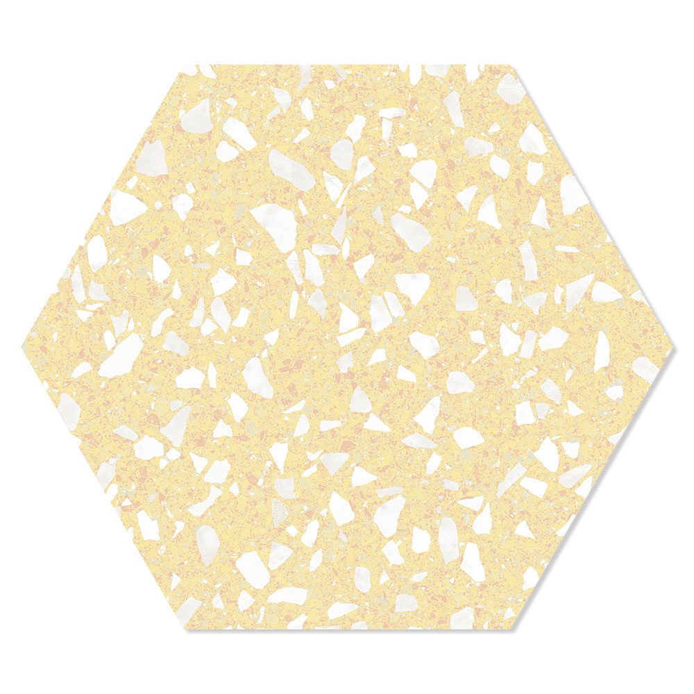 Hexagon Klinker Venice Gul 25x22 cm