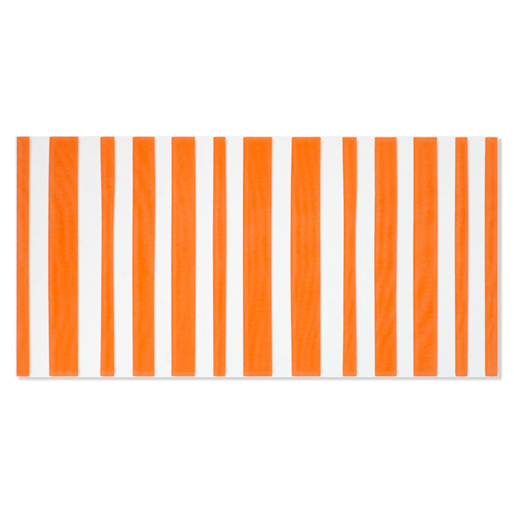 Kakel Amelia Orange Blank Vertikala Linjer 25x50 cm