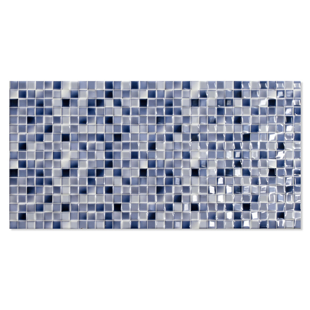 Kakel Andros Blå Blank 25x50 cm