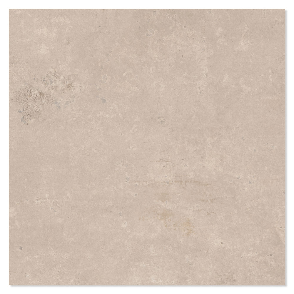 Klinker Melange Beige Matt Rund 45x45 cm