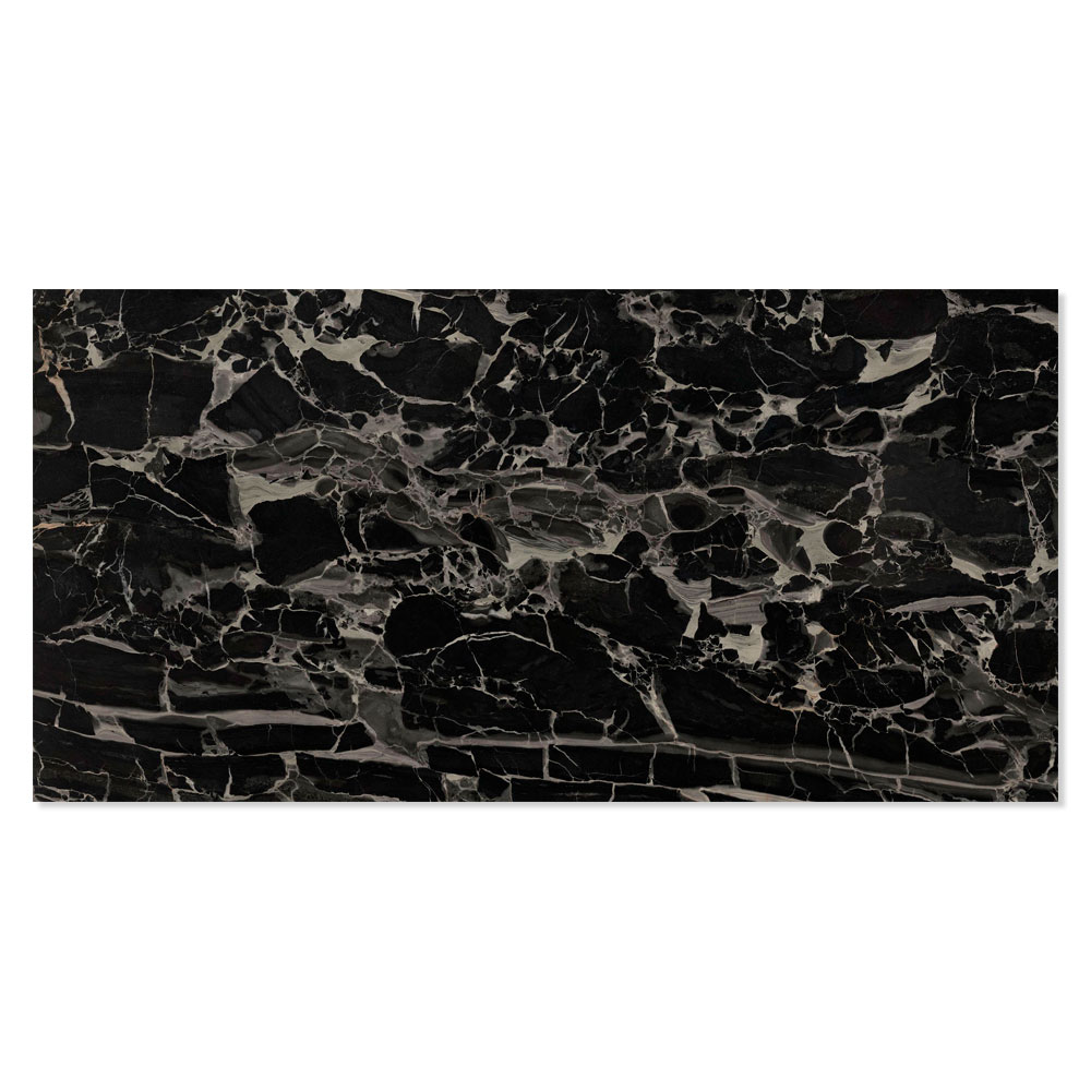 Klinker Panther Black Svart Polerad 60x120 cm