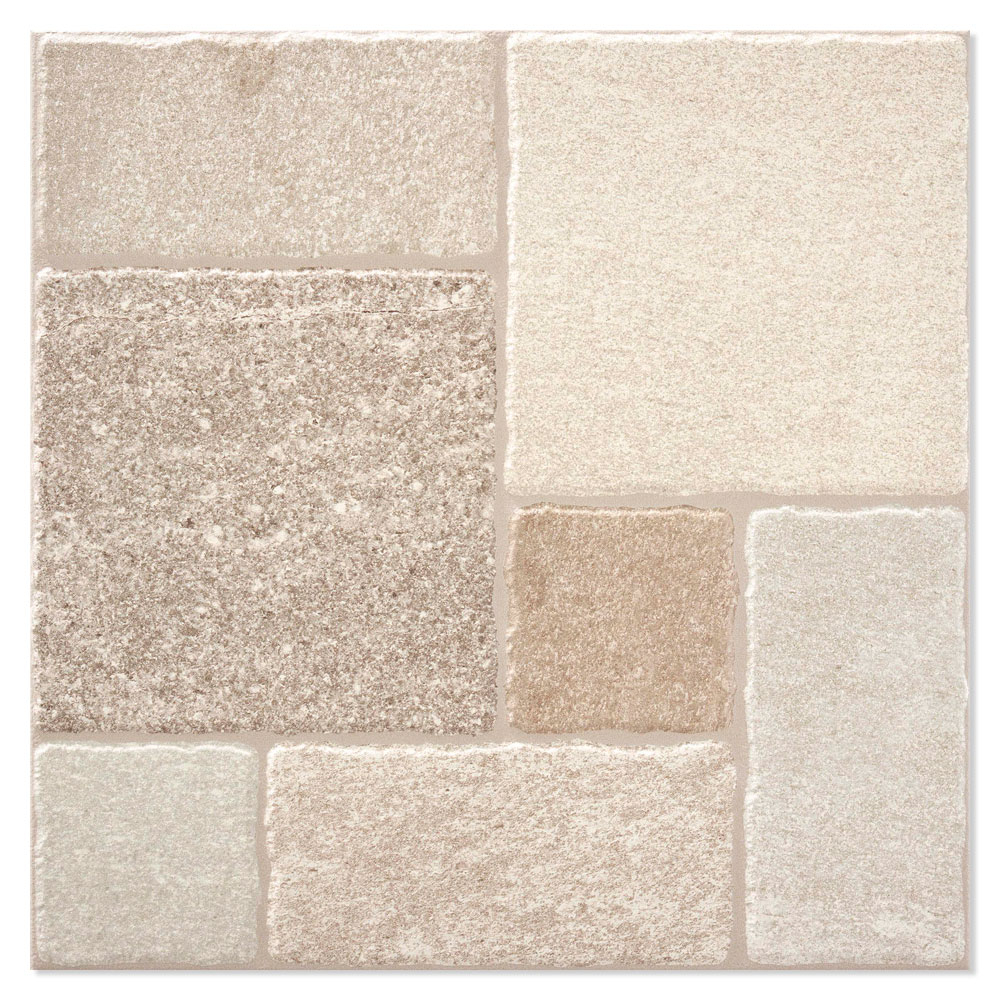 Klinker Rua Beige Matt-Relief 45x45 cm