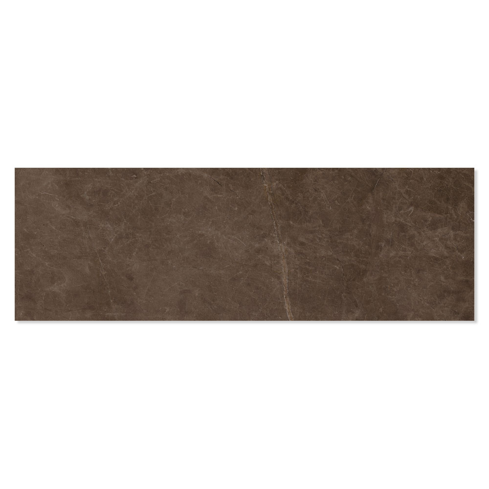 Marmor Kakel Acra Mörkbrun Blank 20x60 cm