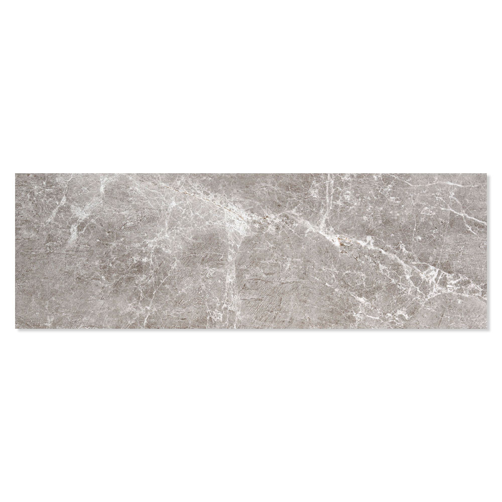 Marmor Kakel Albury Mörkgrå Blank 33x100 cm