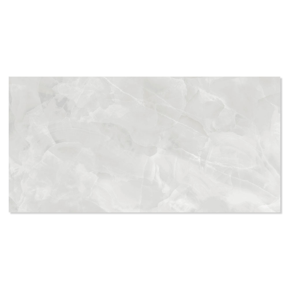 Marmor Klinker Poyotello Ljusgrå Polerad 75x150 cm