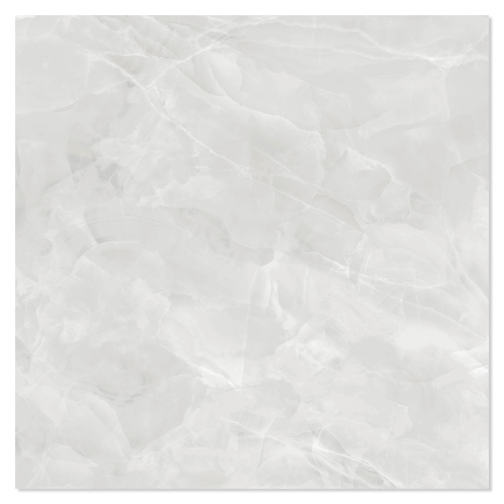 Marmor Klinker Poyotello Ljusgrå Polerad 90x90 cm