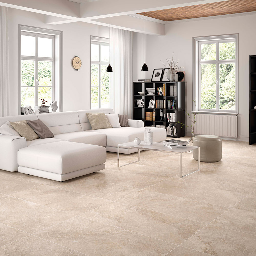 Marmor Klinker Rockstone Beige Matt 60x120 cm