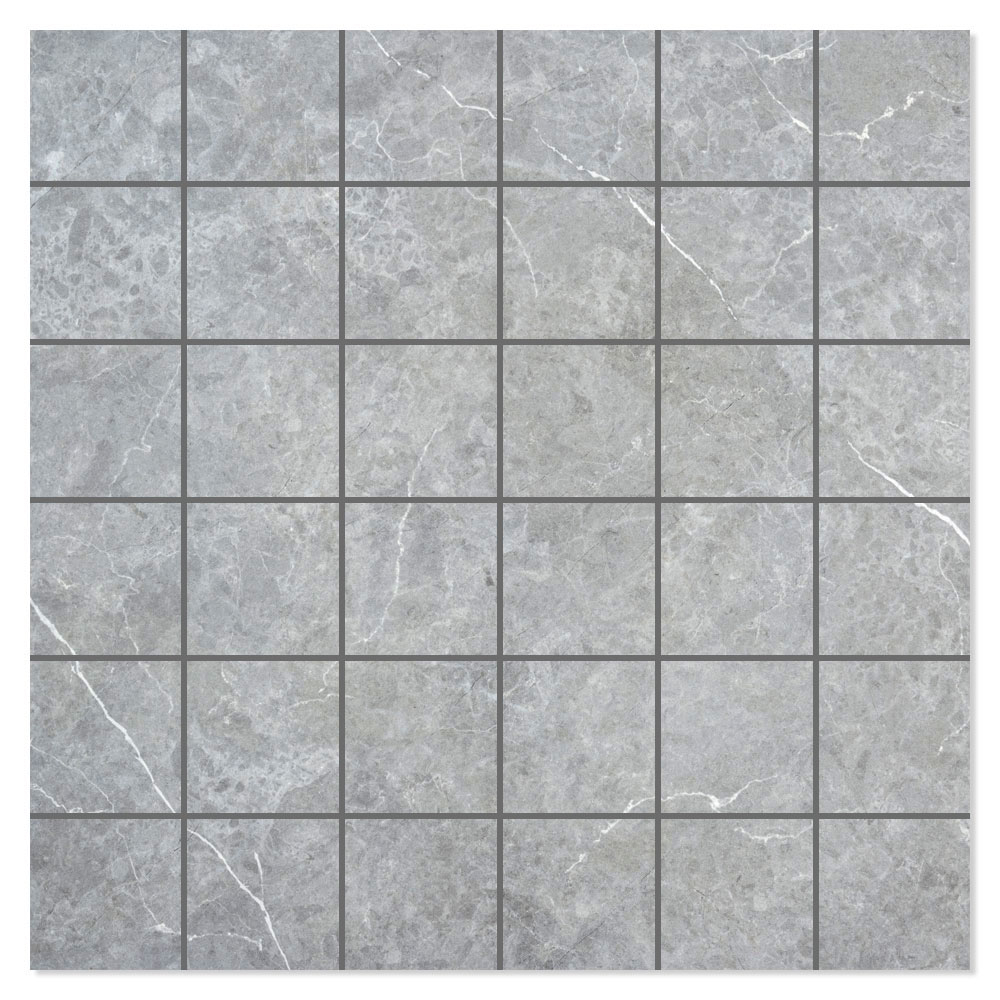 Marmor Mosaik Klinker Firenze Grå Matt 30x30
