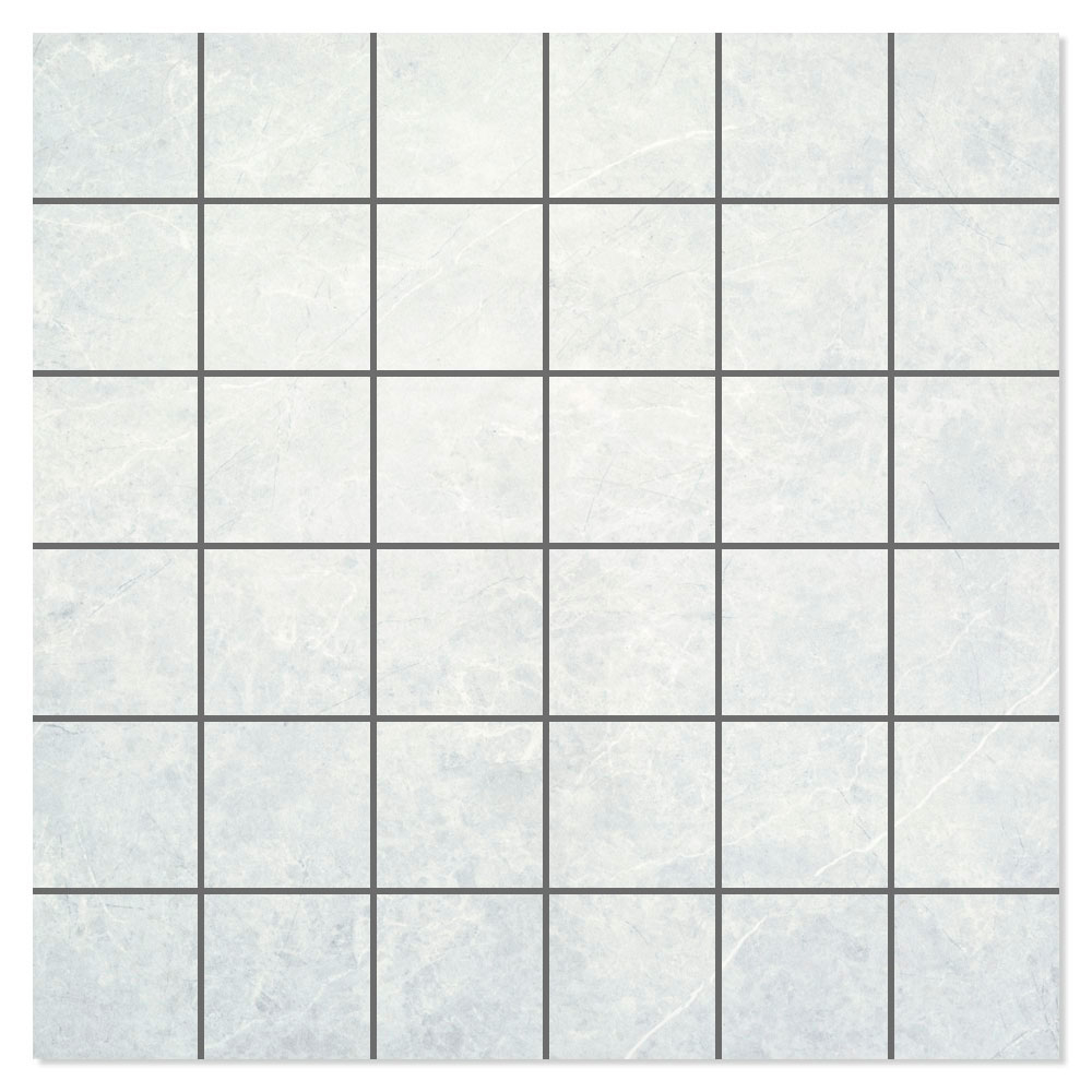 Marmor Mosaik Klinker Firenze Ljusgrå Matt 30x30
