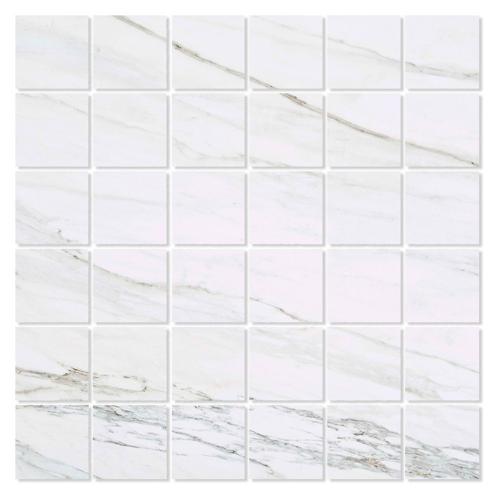 Marmor Mosaik Klinker Liceo Vit Matt 30x30