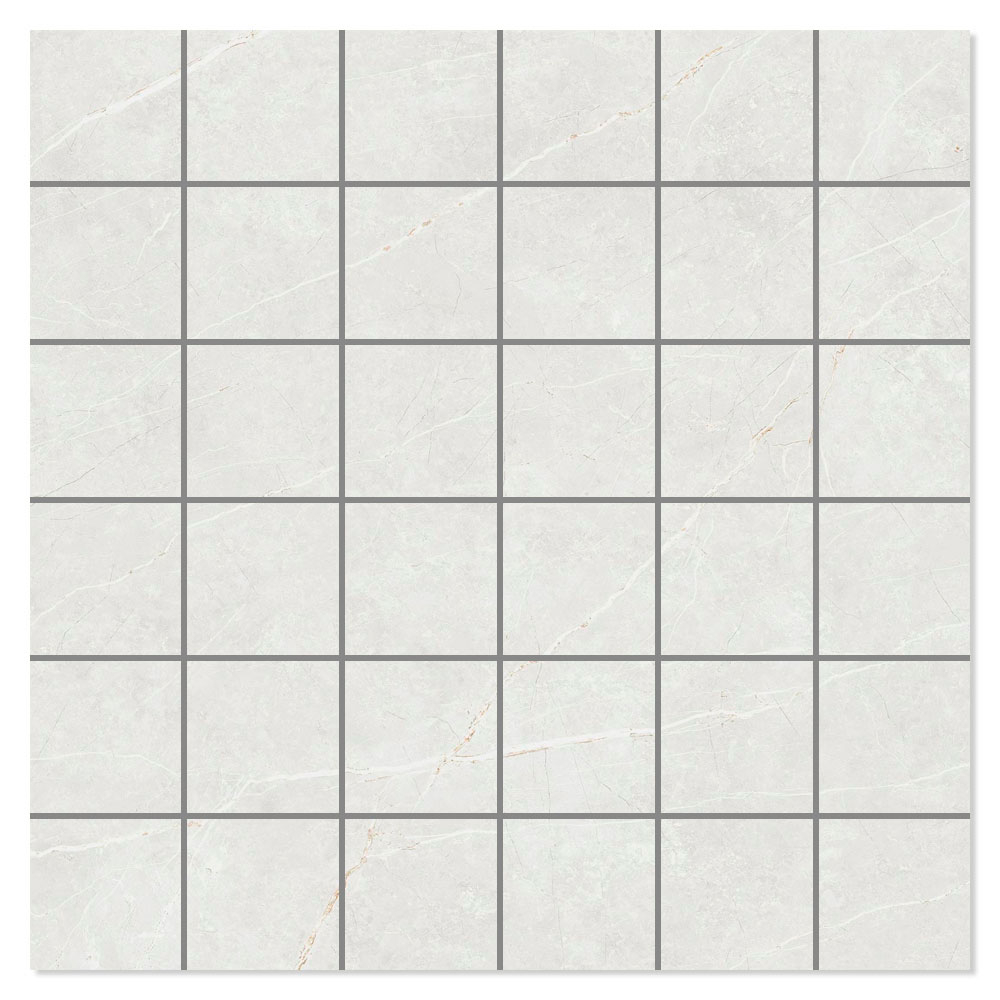 Marmor Mosaik Klinker Prestige Vit Matt 30x30