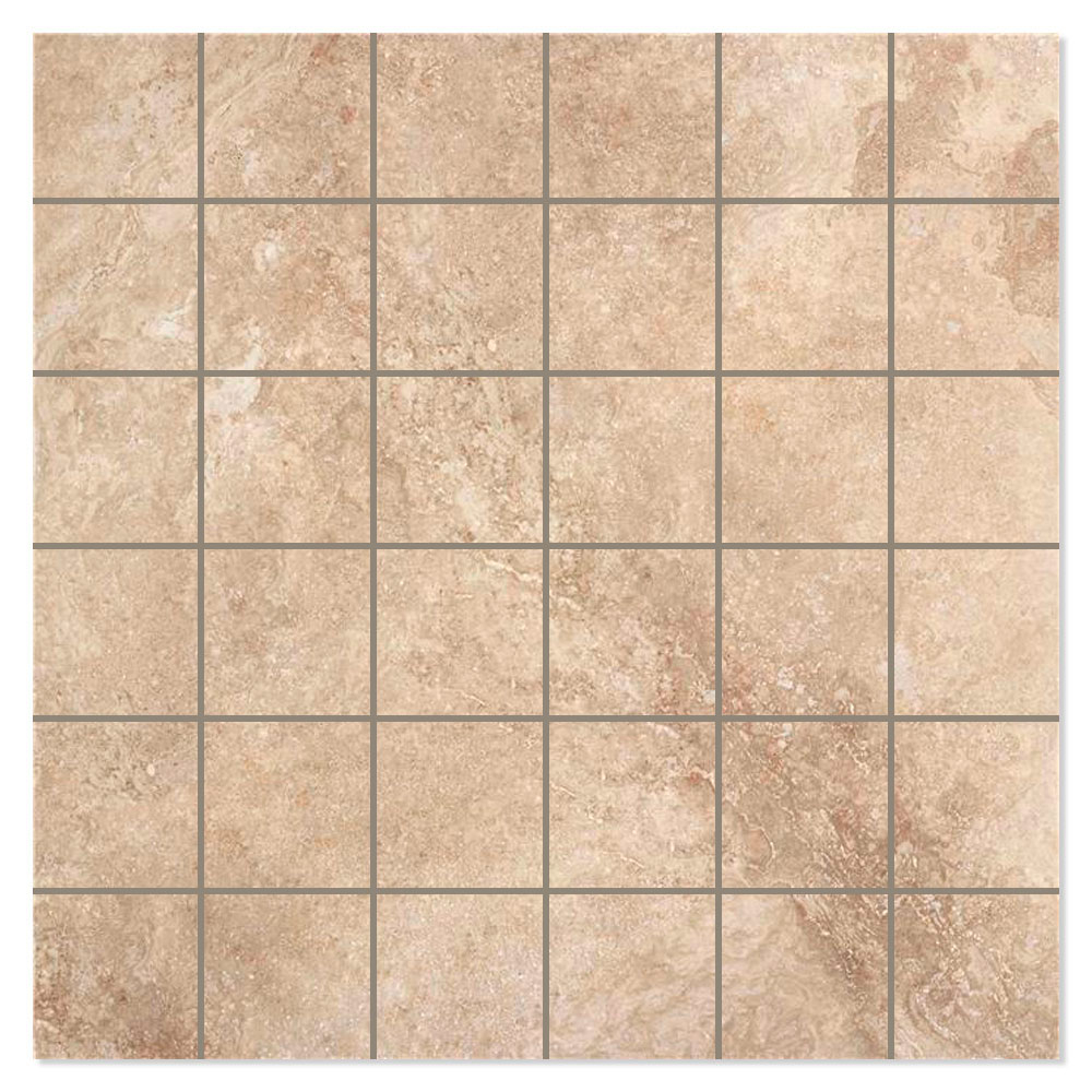 Marmor Mosaik Klinker Rockstone Brun Matt 30x30