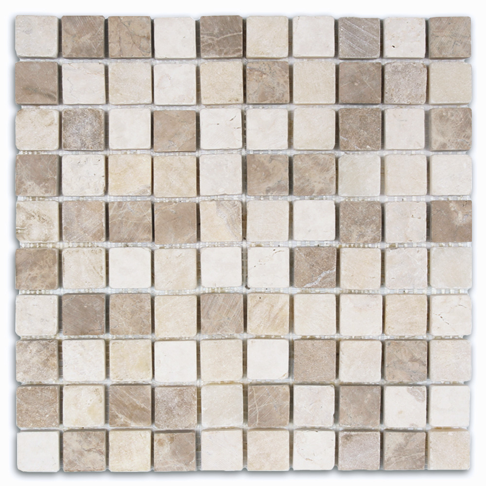 Marmor Mosaik Portofino Cappucino, Onyx, Cream, 30x30 cm - Natursten