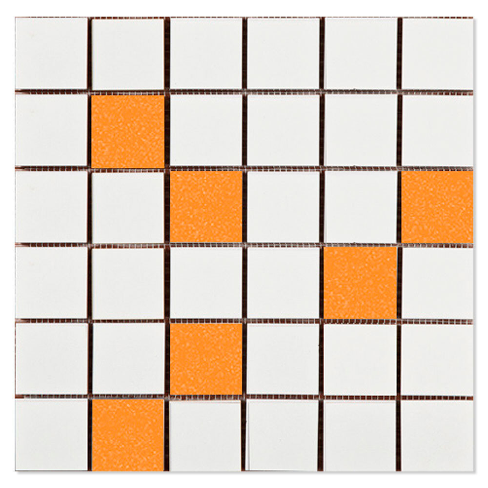Mosaik Klinker Amelia Orange Blank 32x32
