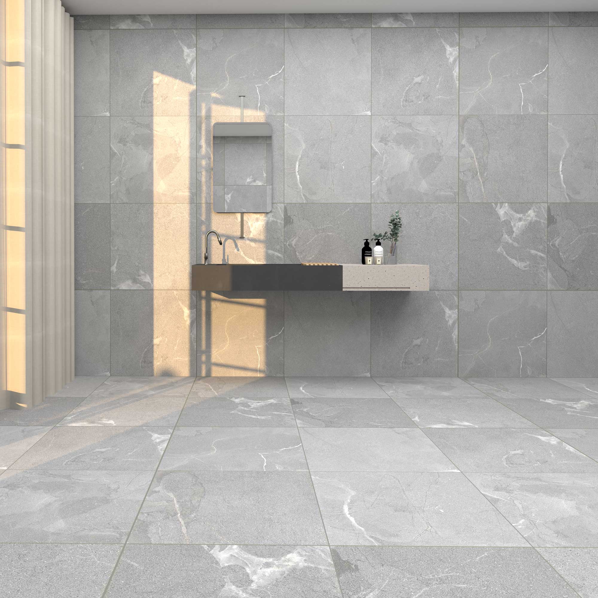 Klinker Ceramiche Coem Mea Lapis Grigio Scuro 60x60 cm