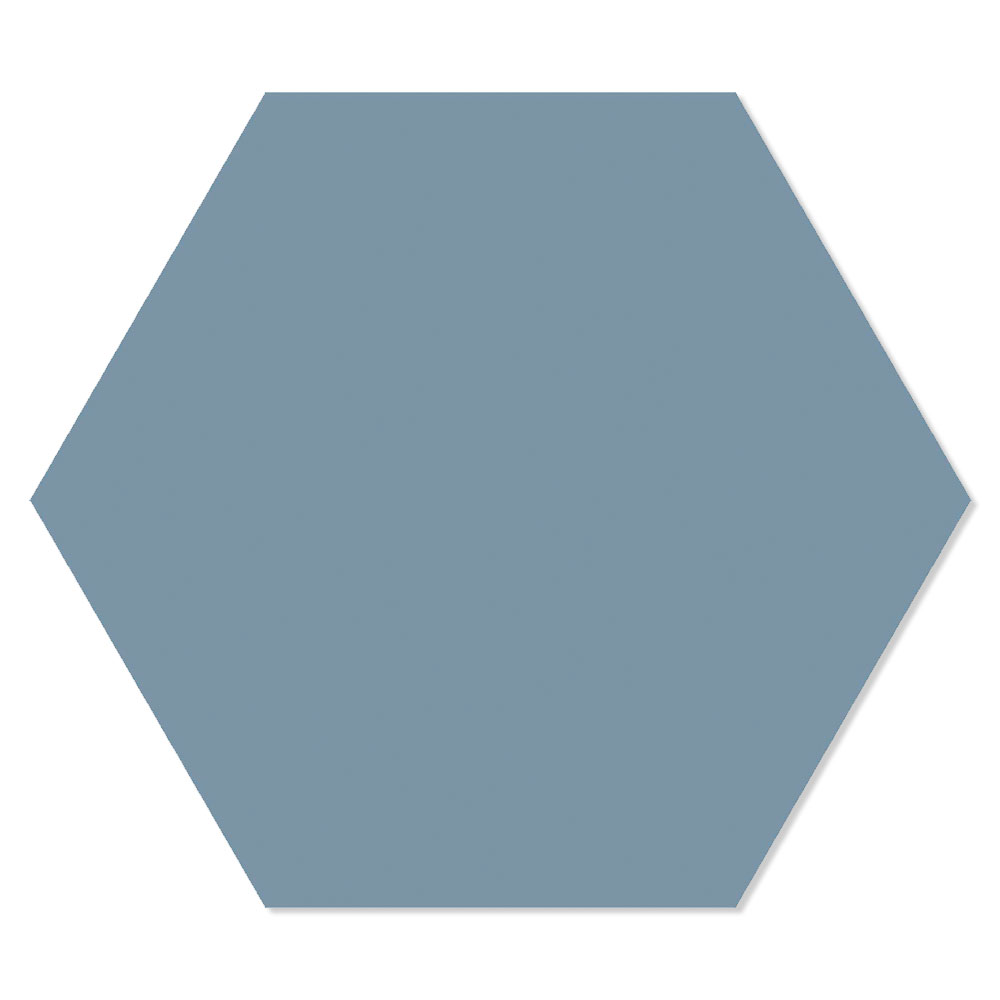 Hexagon Klinker Minimalist Mörkblå 25x22 cm