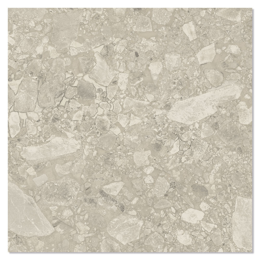 Klinker Terrazzo Classico Gråbeige Matt 60x60 cm