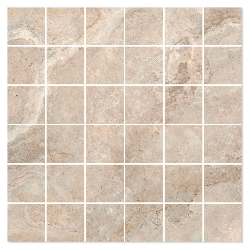 Mosaik Klinker Ardesie Beige Matt 30x30