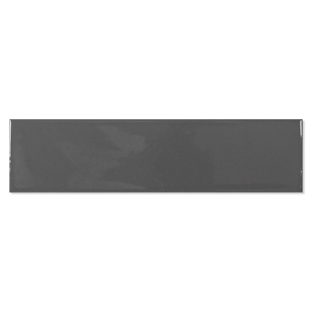 Kakel Beaune Mörkgrå Blank 7.5x30 cm