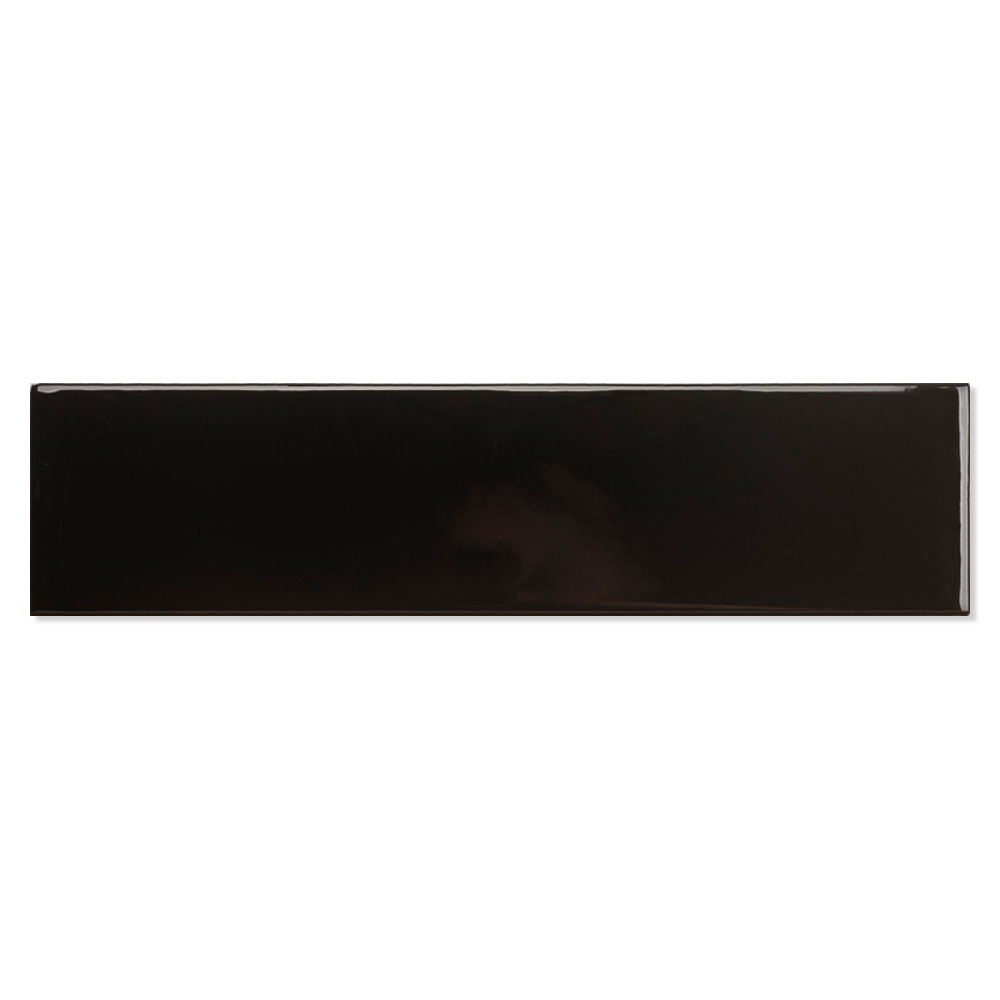 Kakel Beaune Svart Blank 7.5x30 cm